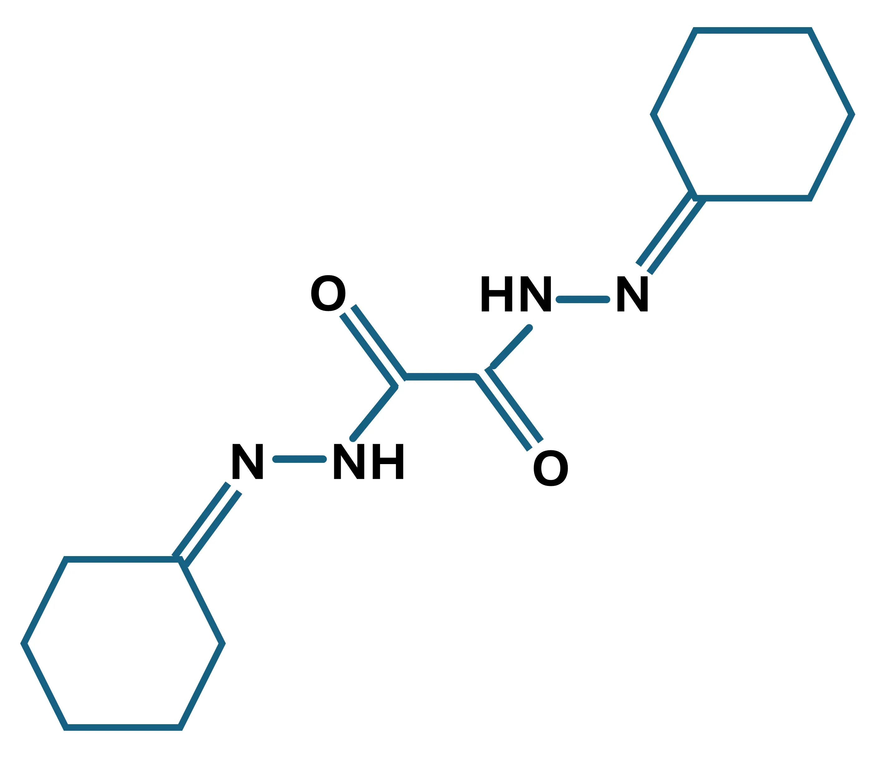 Molecular structure of cuprizone